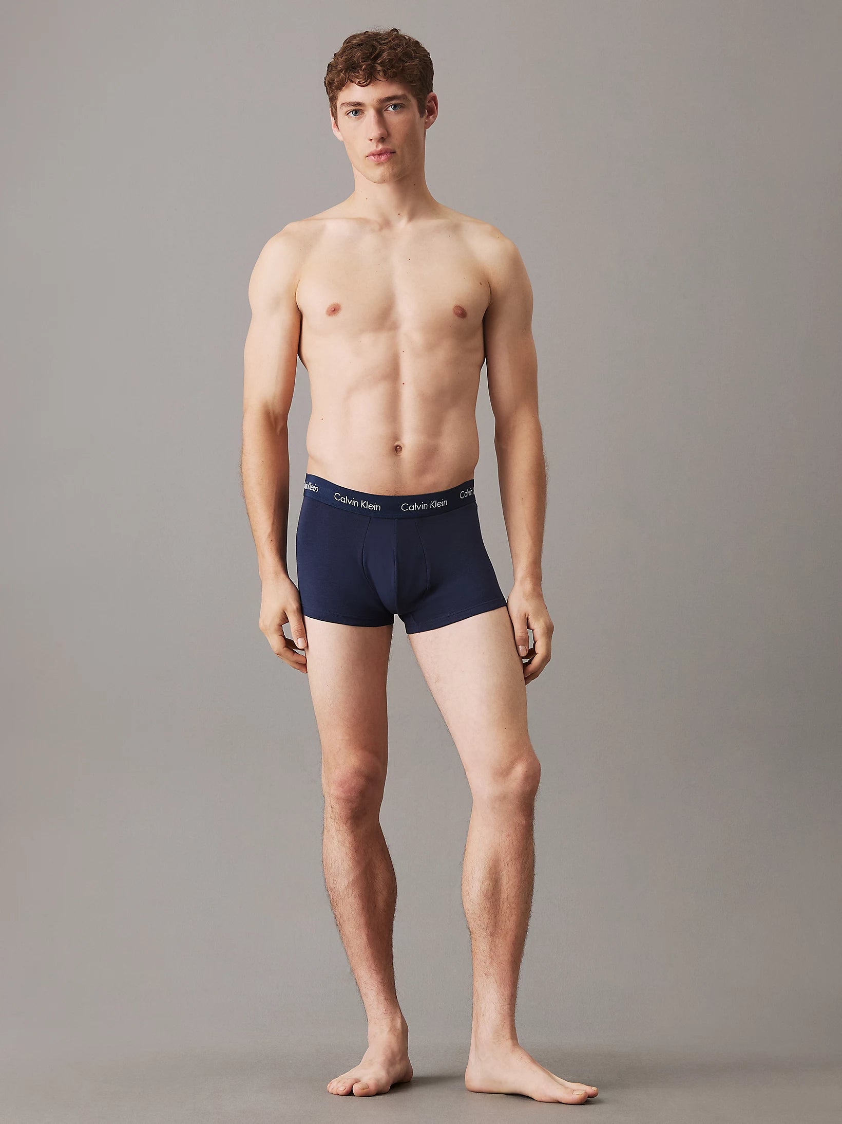 Calvin Klein - Lot de 3 boxers taille basse – Coton stretch