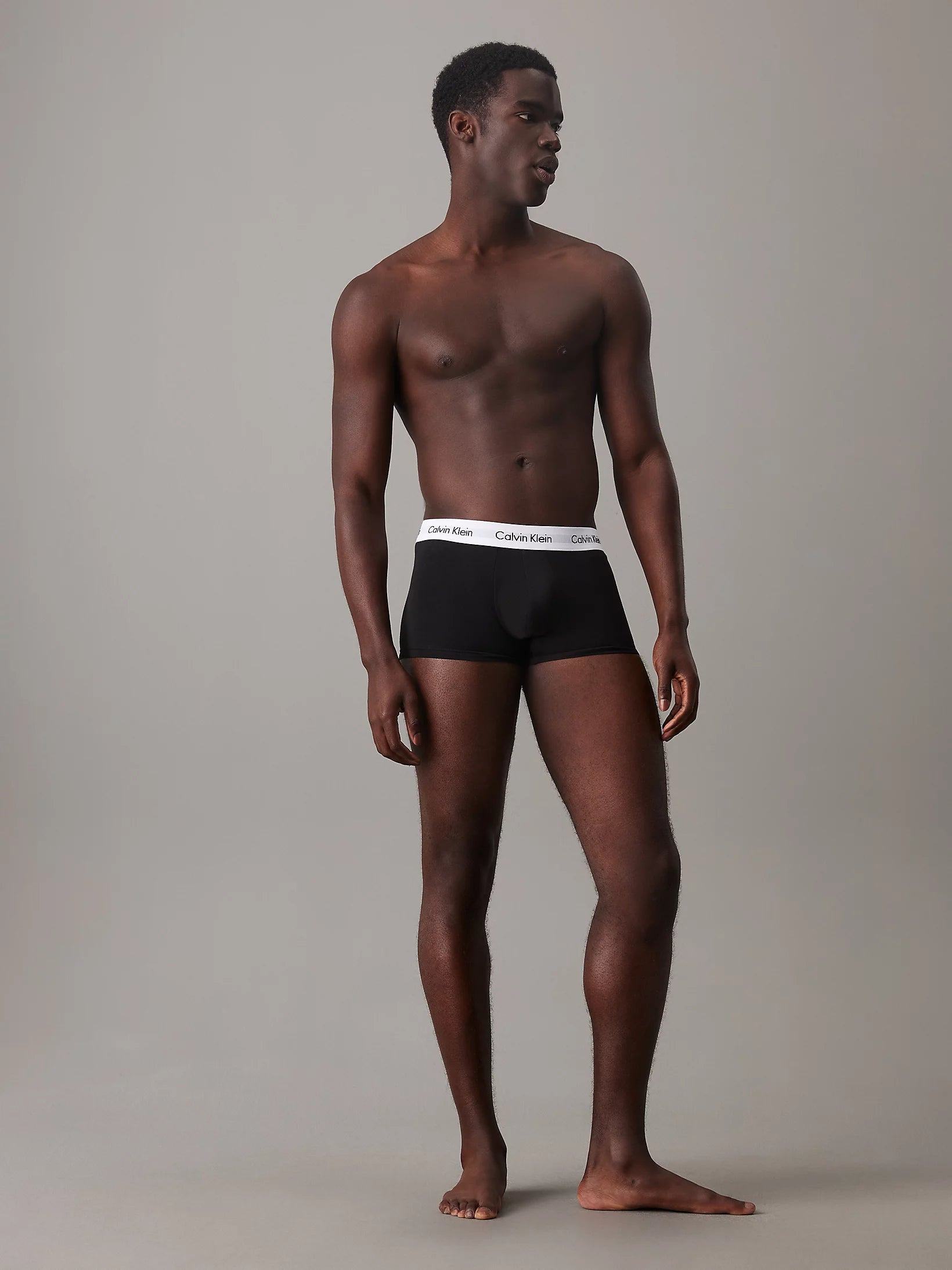 Calvin Klein - Lot de 3 boxers taille basse – Coton stretch