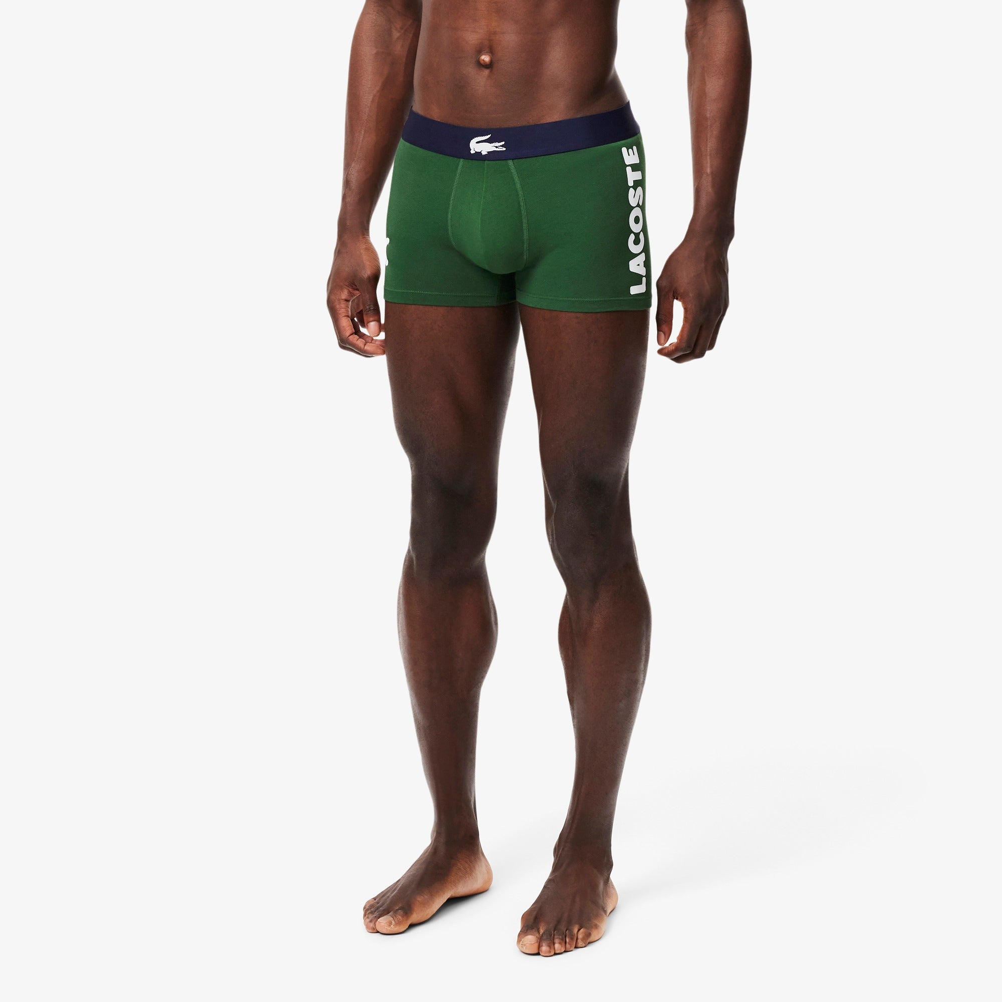 Lacoste - Lot de 3 boxers courts coton stretch