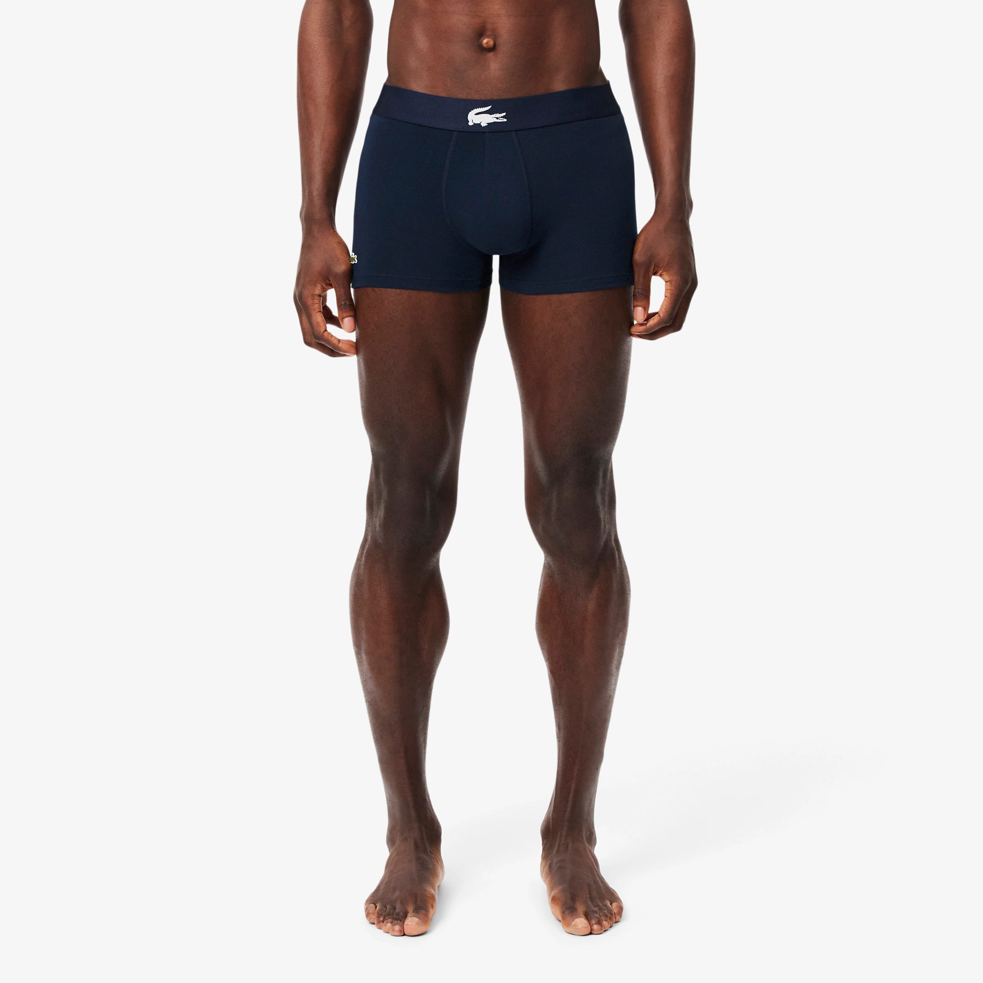 Lacoste - Lot de 3 boxers courts coton stretch