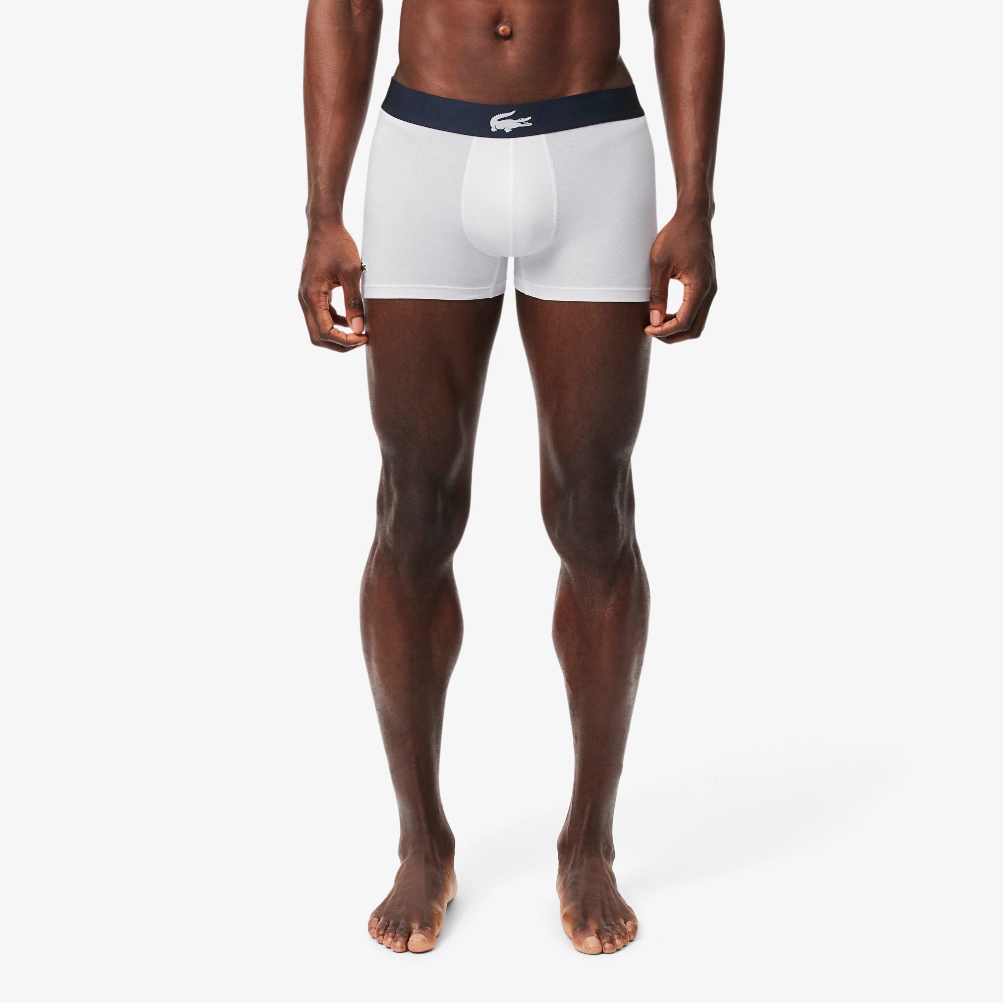 Lacoste - Lot de 3 boxers courts coton stretch