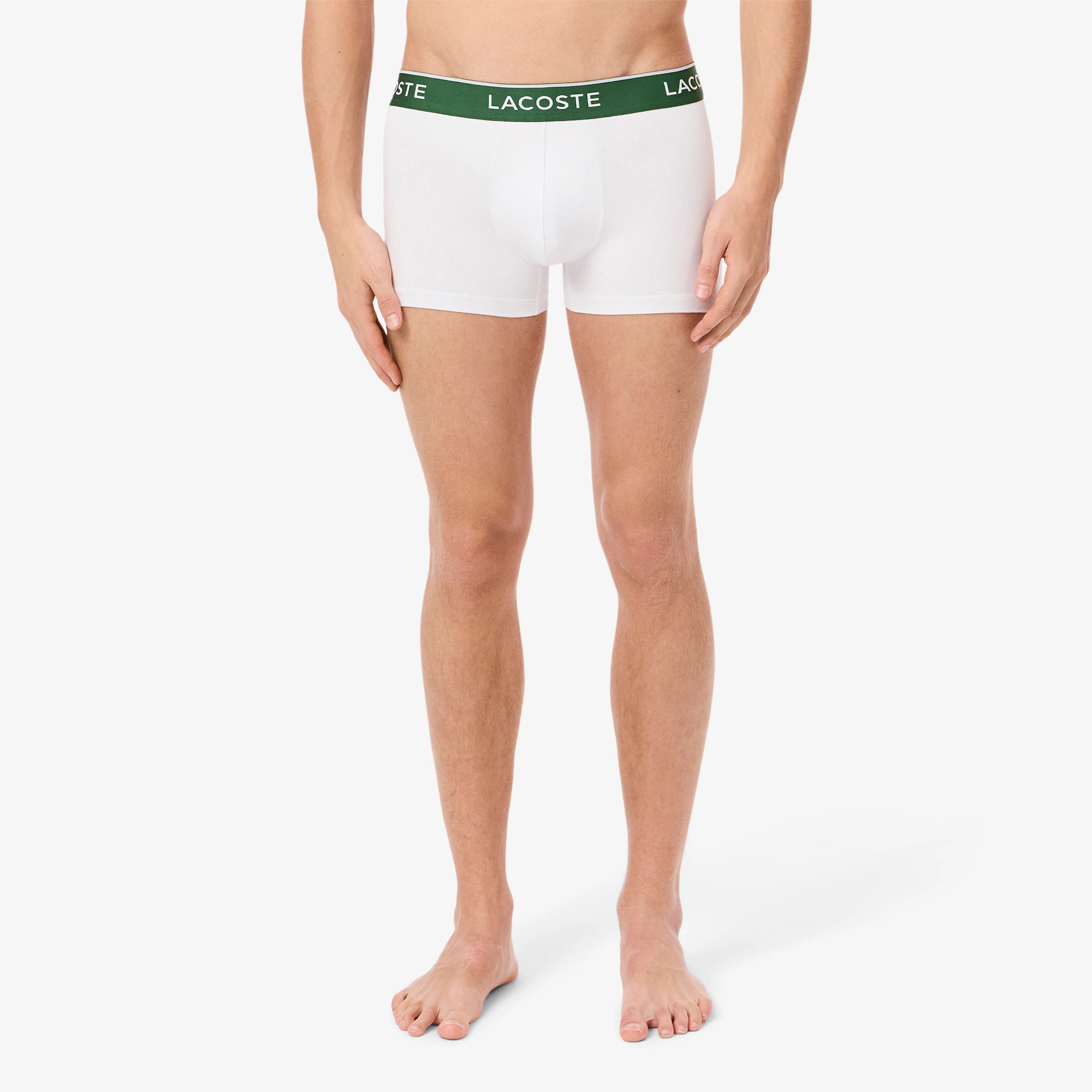 Lacoste - Lot de 3 boxers courts coton stretch
