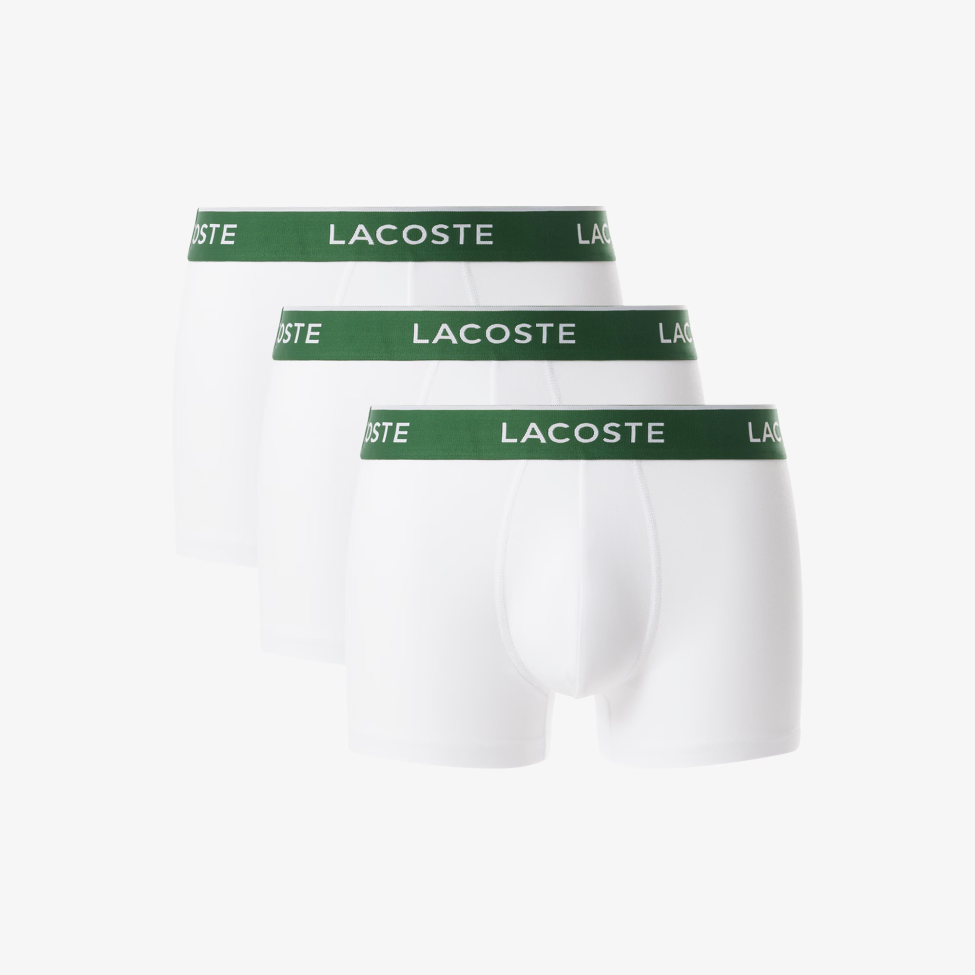 Lacoste - Lot de 3 boxers courts coton stretch