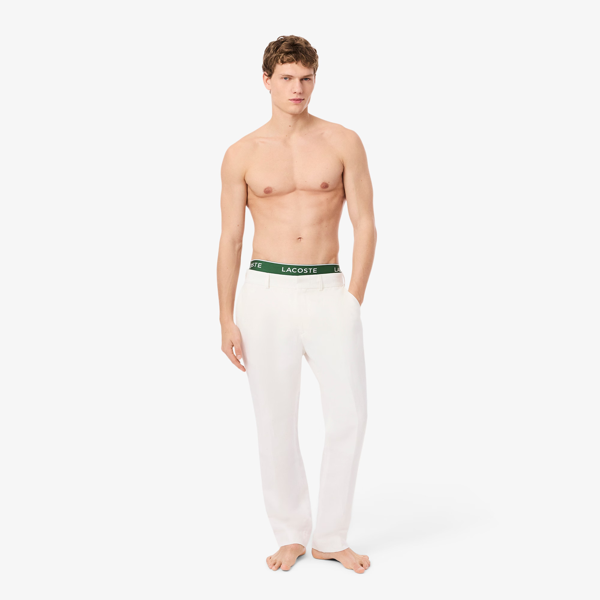 Lacoste - Lot de 3 boxers courts coton stretch