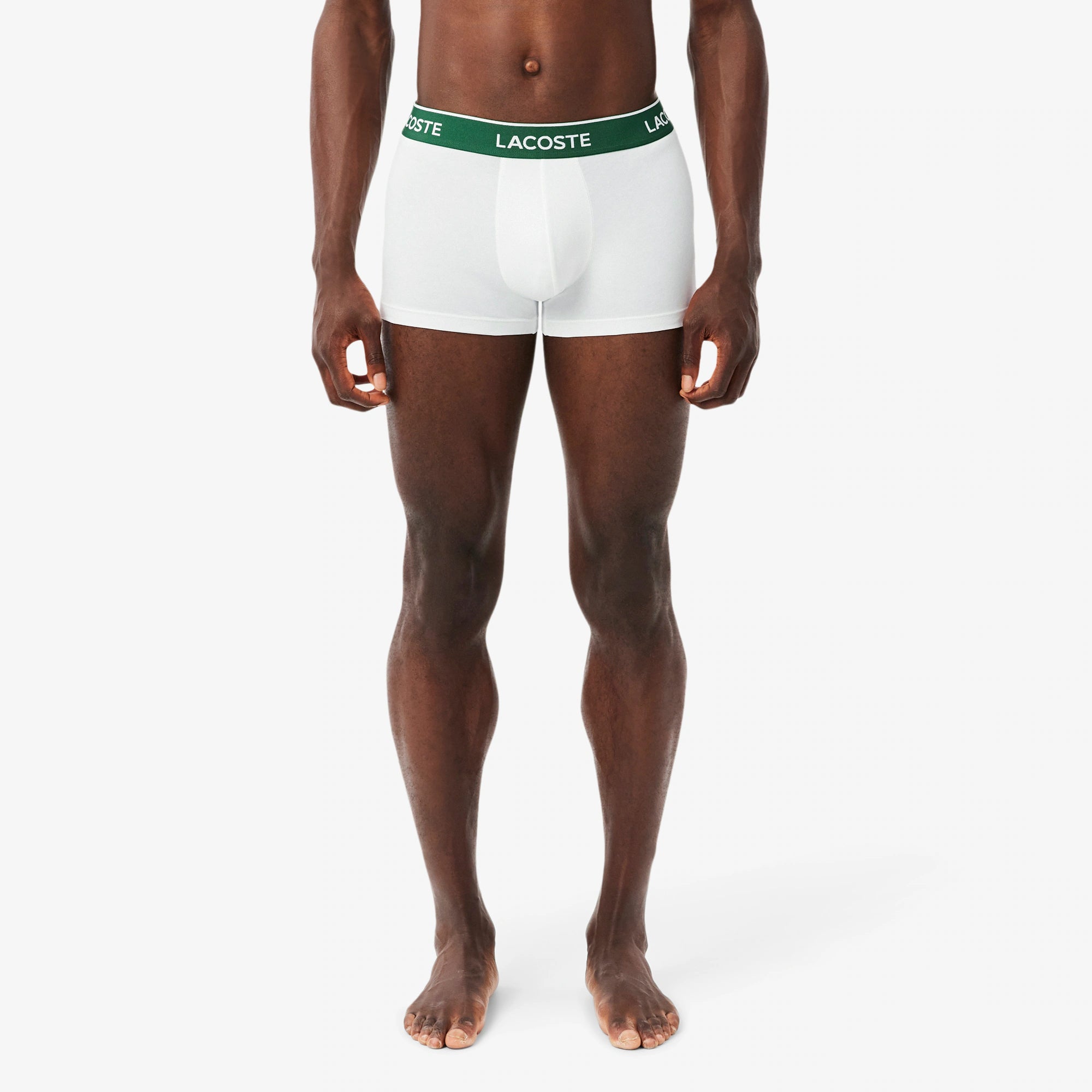 Lacoste - Lot de 3 boxers courts coton stretch