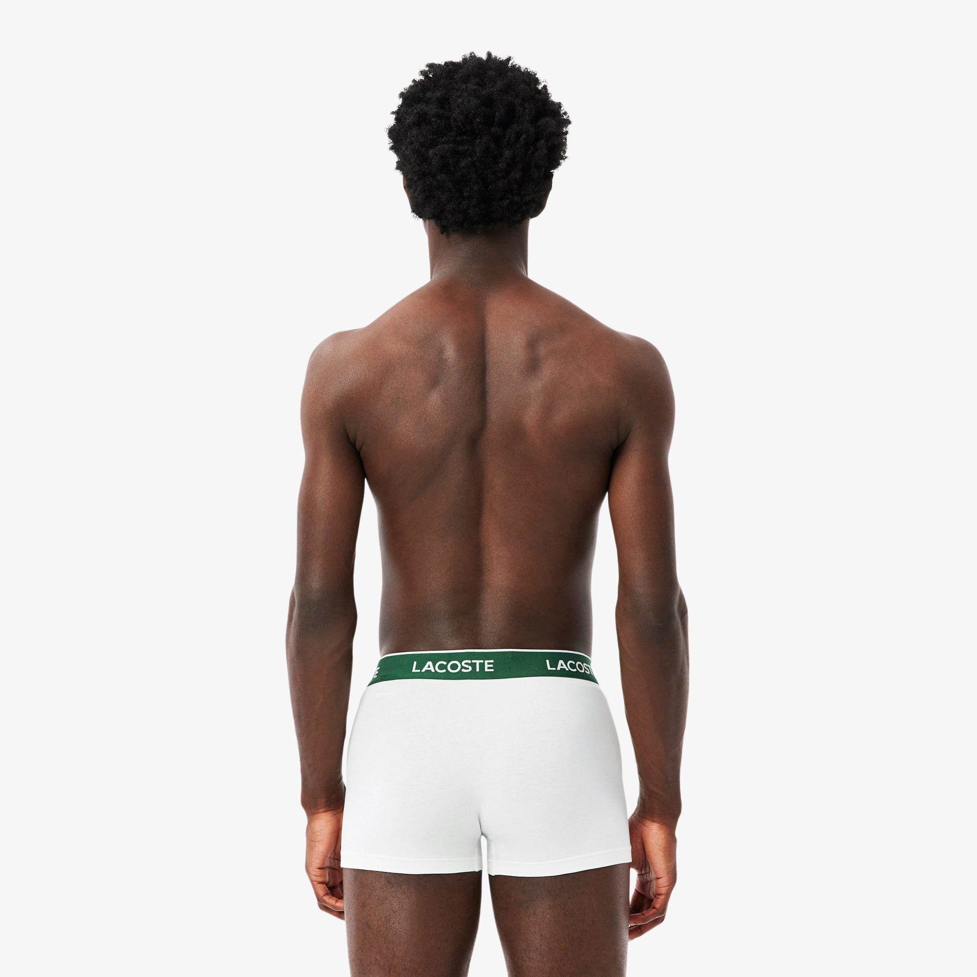 Lacoste - Lot de 3 boxers courts coton stretch