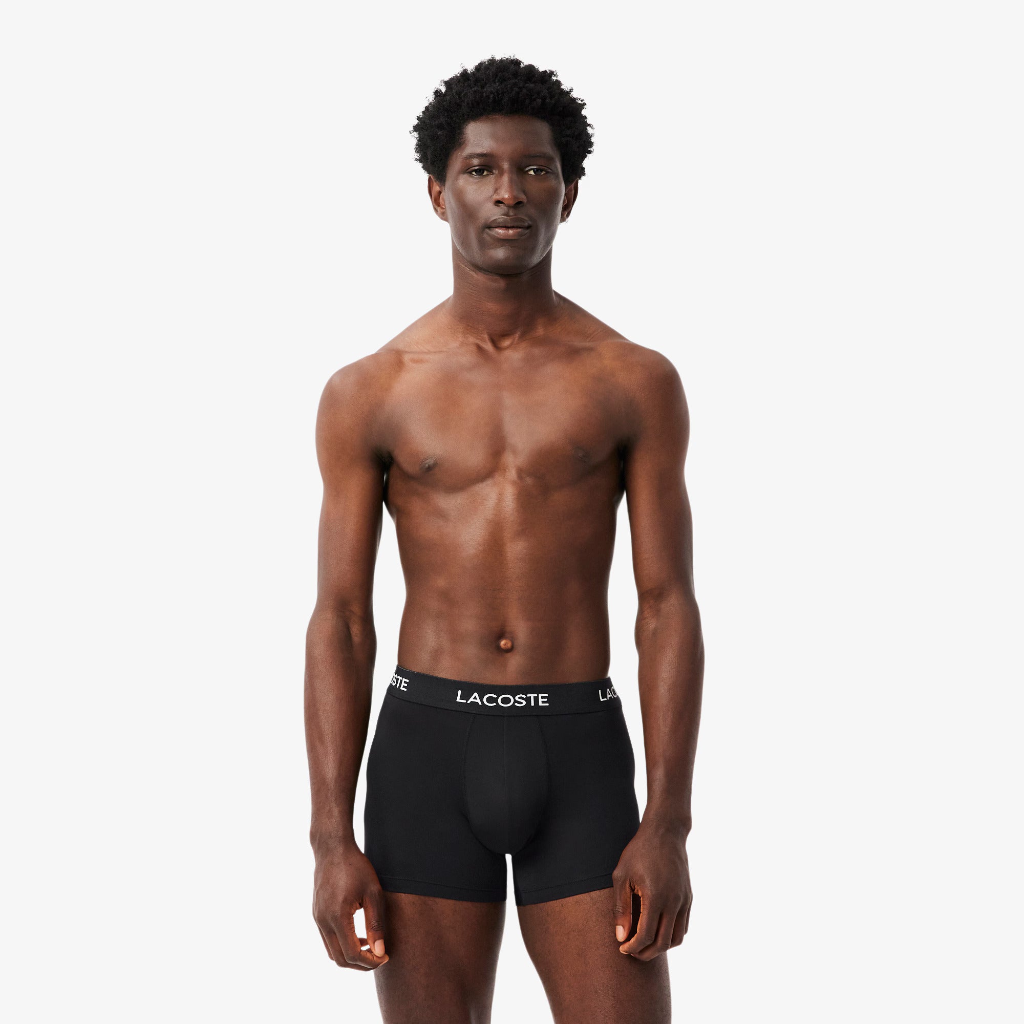 Lacoste - Lot de 3 boxers microfibre