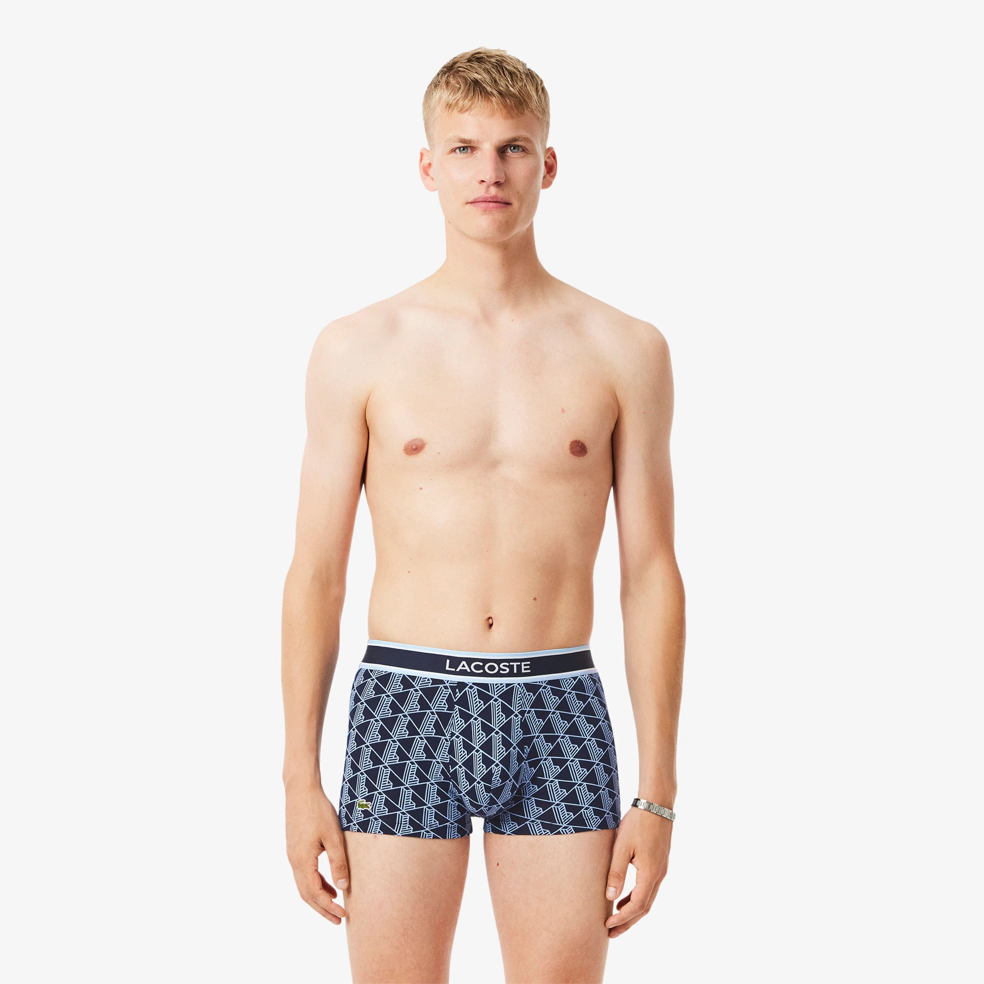 Lacoste - Lot de 3 boxers courts monogramme