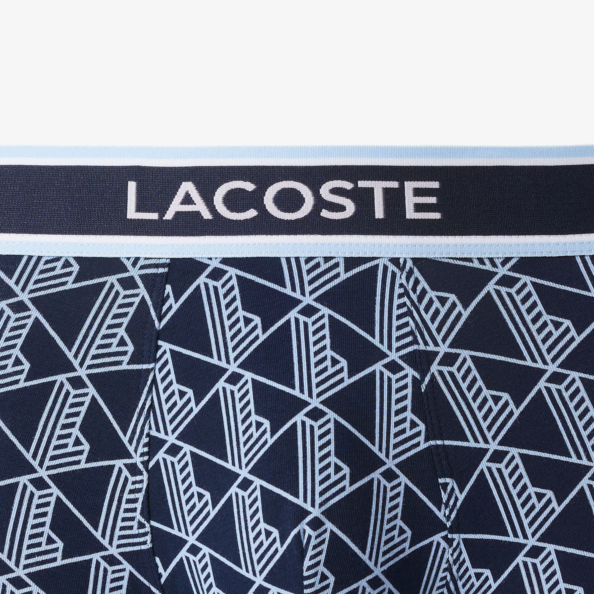 Lacoste - Lot de 3 boxers courts monogramme