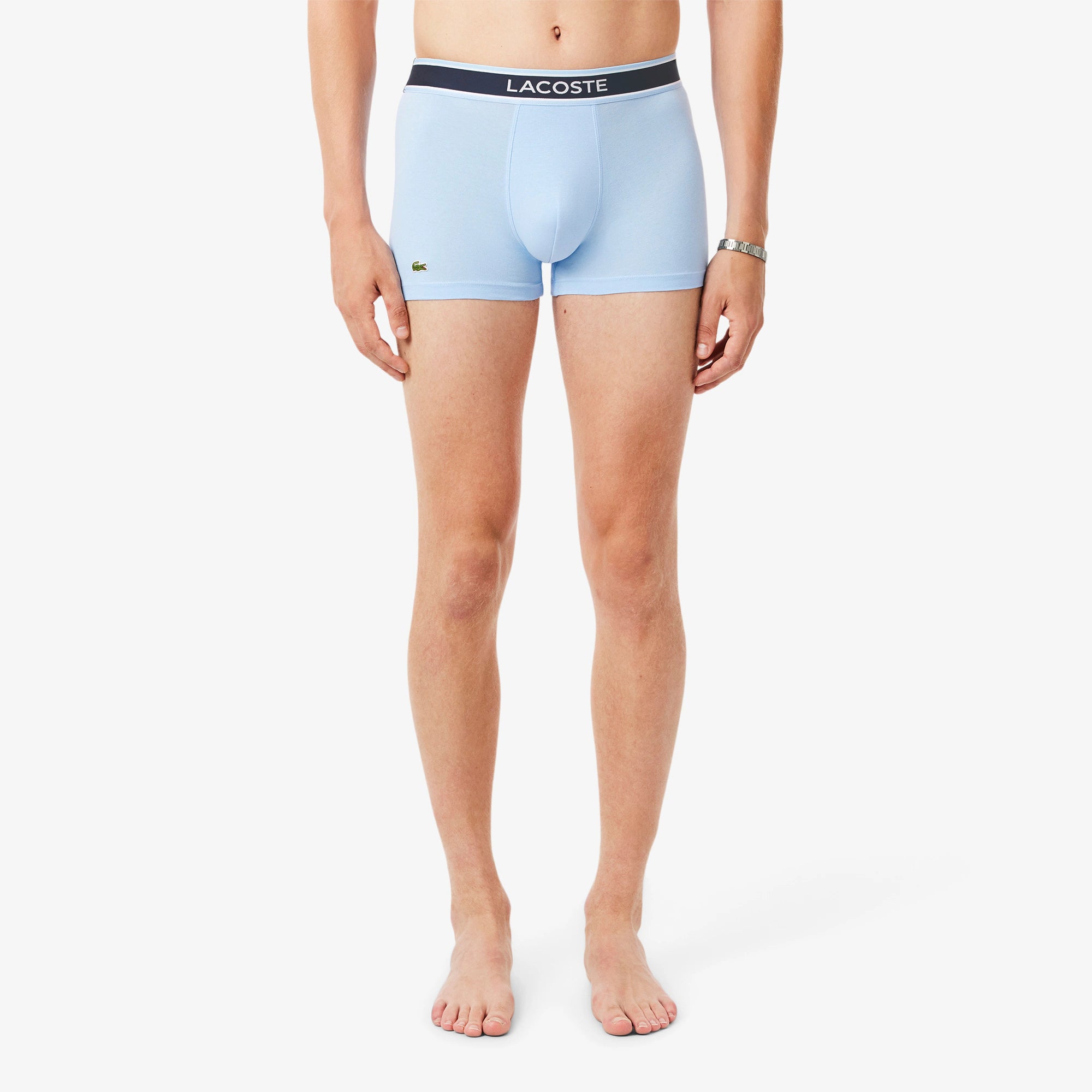 Lacoste - Lot de 3 boxers courts monogramme
