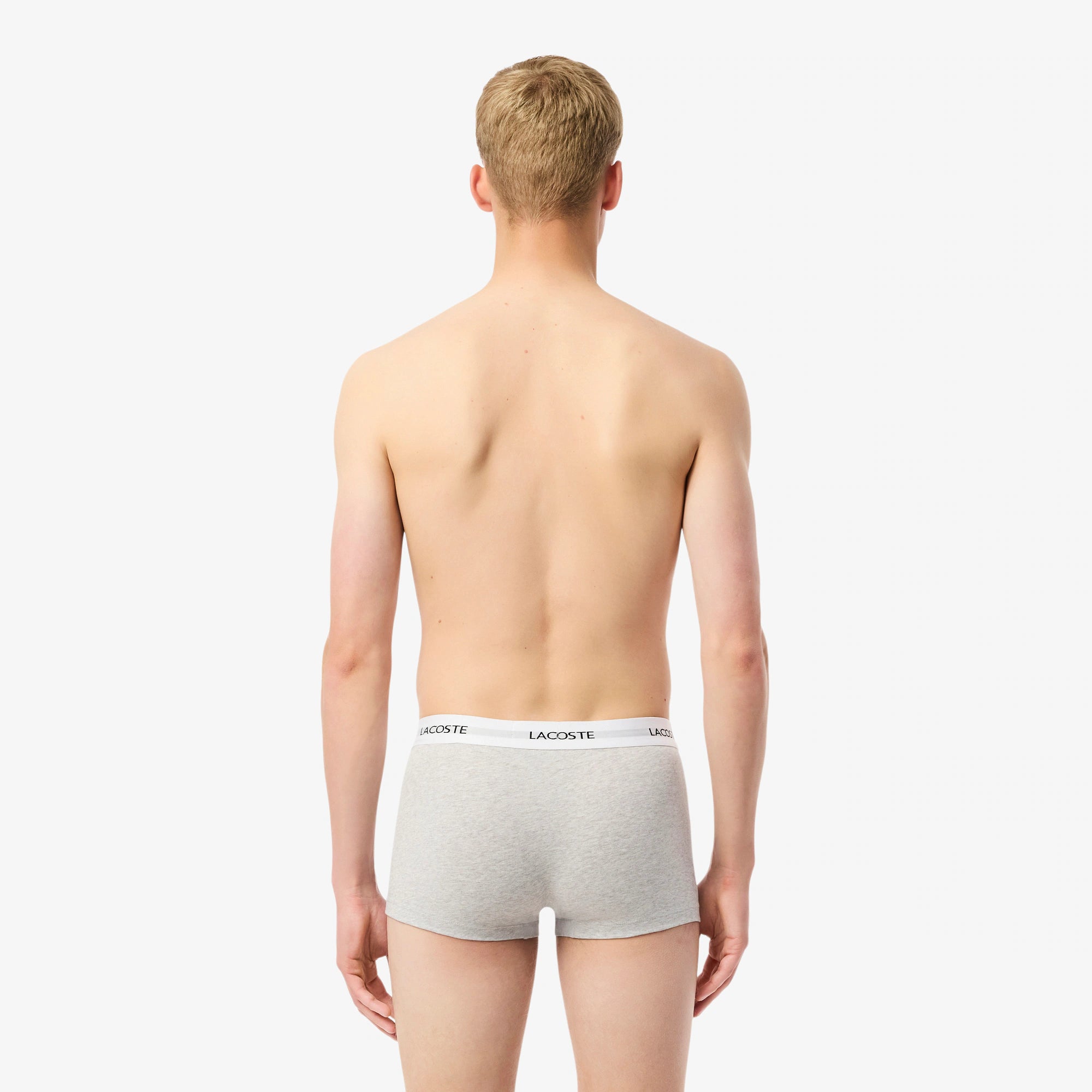 Lacoste - Lot de 3 boxers courts coton stretch