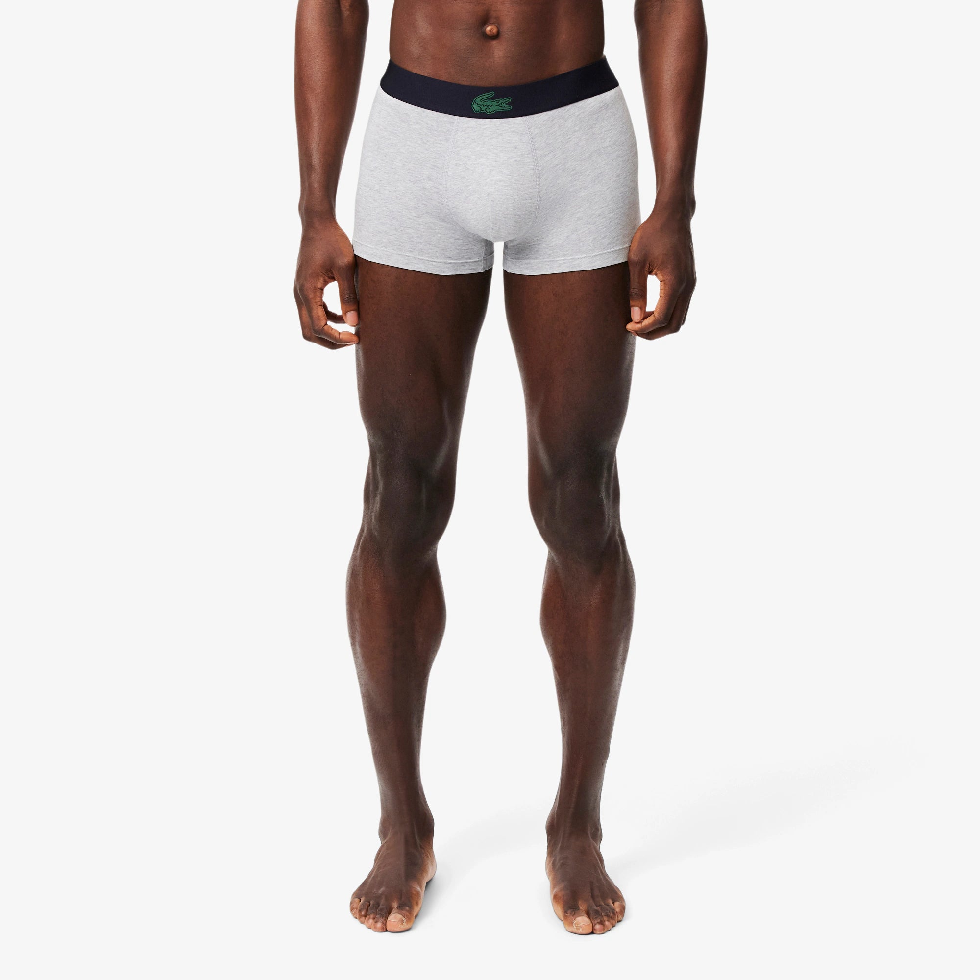 Lacoste - Lot de 3 boxers courts imprimé crocodile