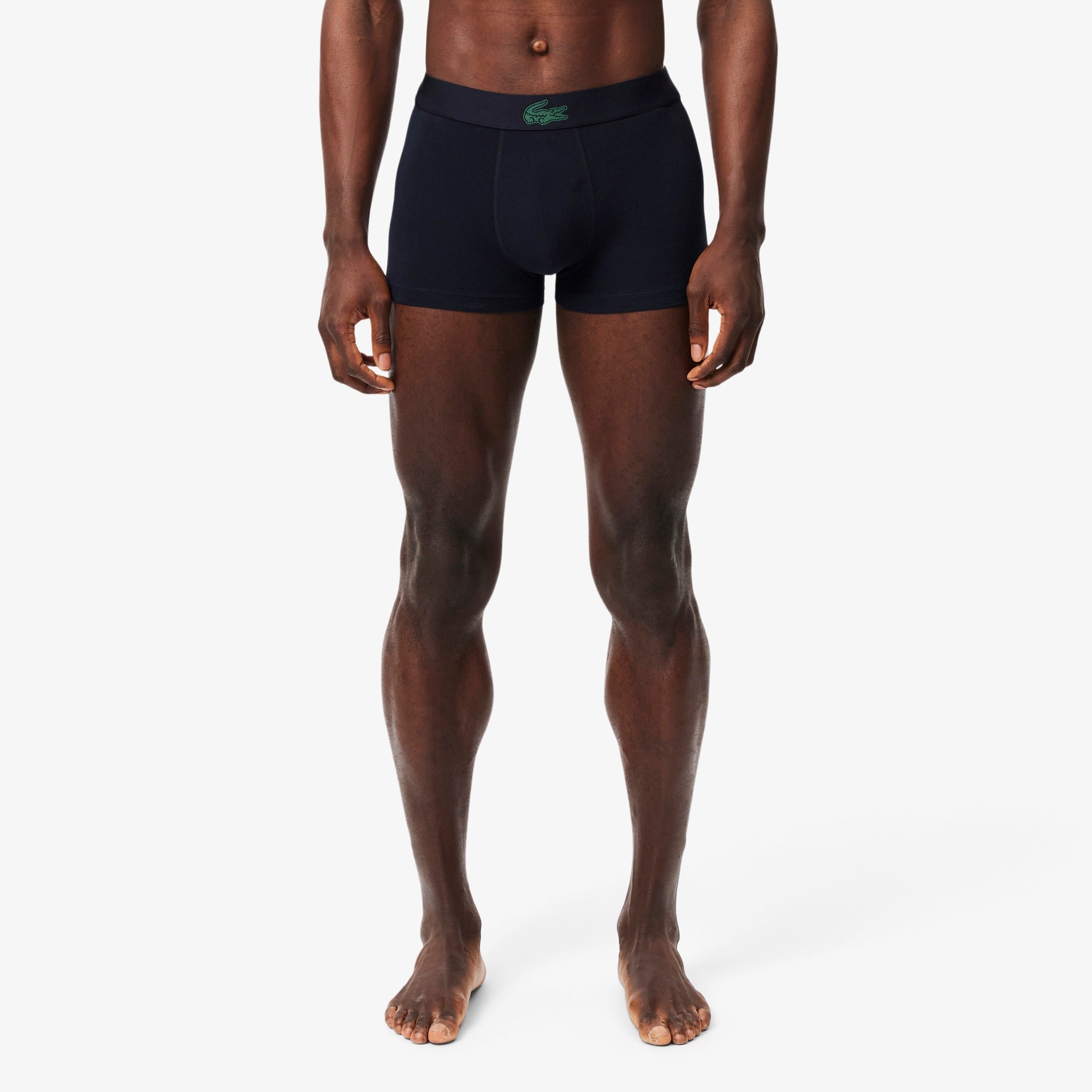 Lacoste - Lot de 3 boxers courts imprimé crocodile