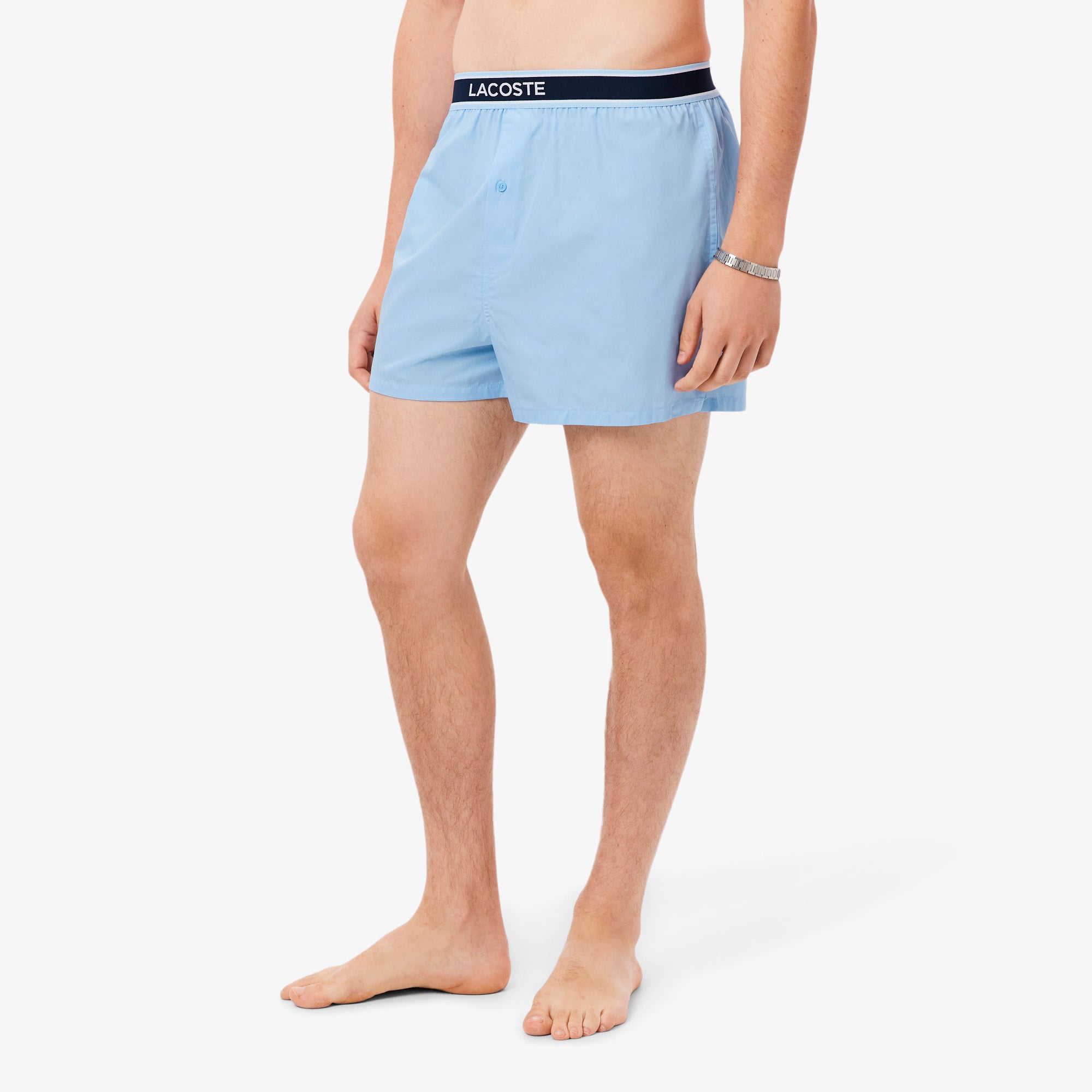 Lacoste - Lot de 3 caleçons popeline de coton