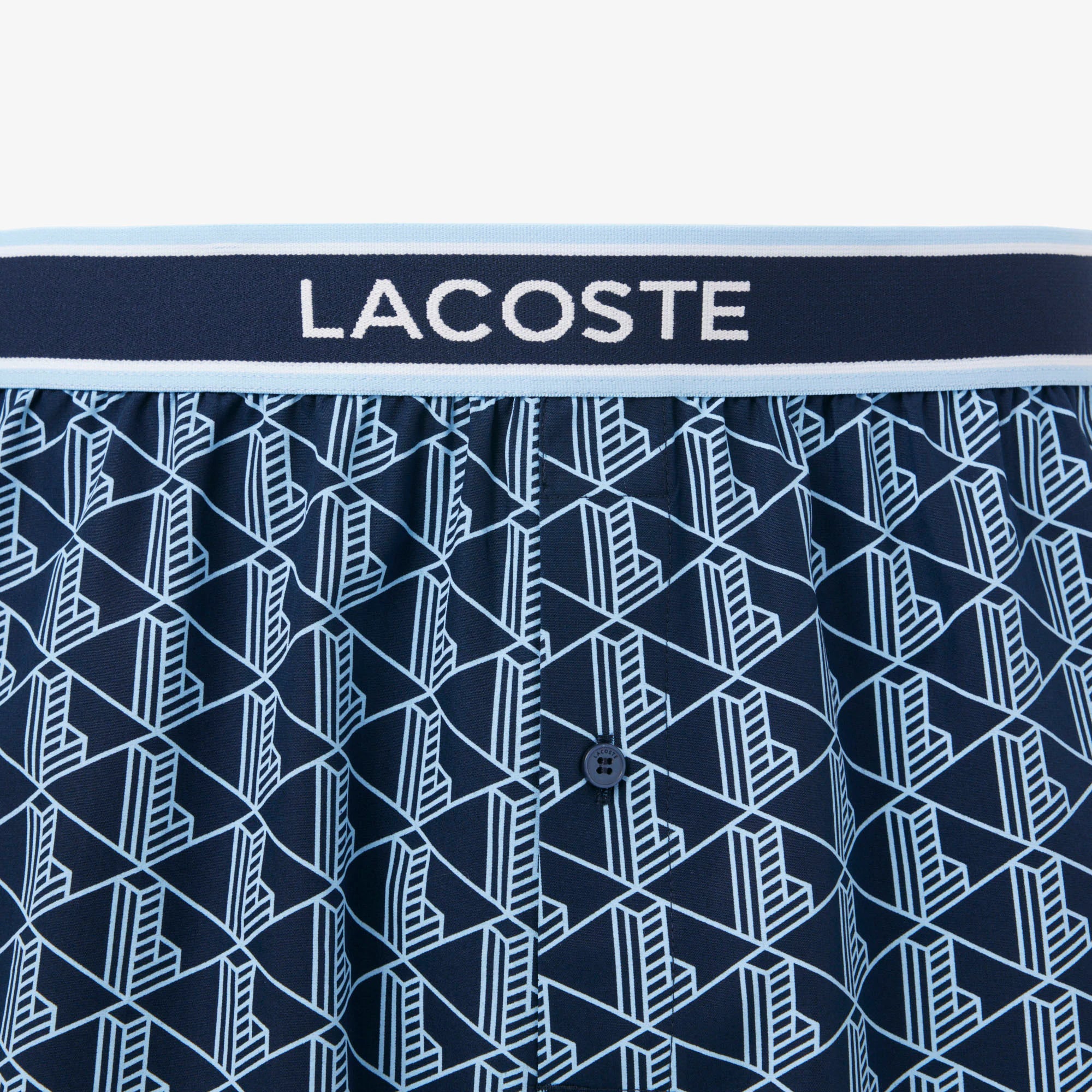 Lacoste - Lot de 3 caleçons popeline de coton