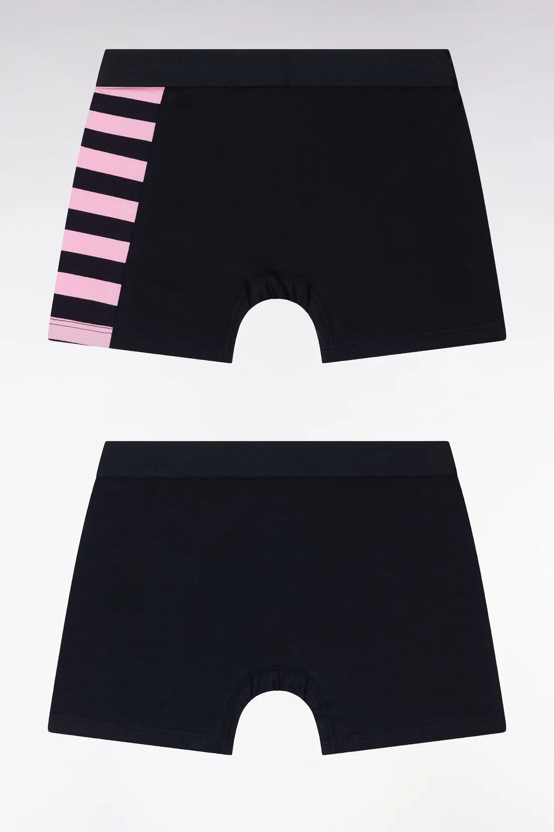 Eden Park - Lot de deux boxers marine et rose détails cerclés