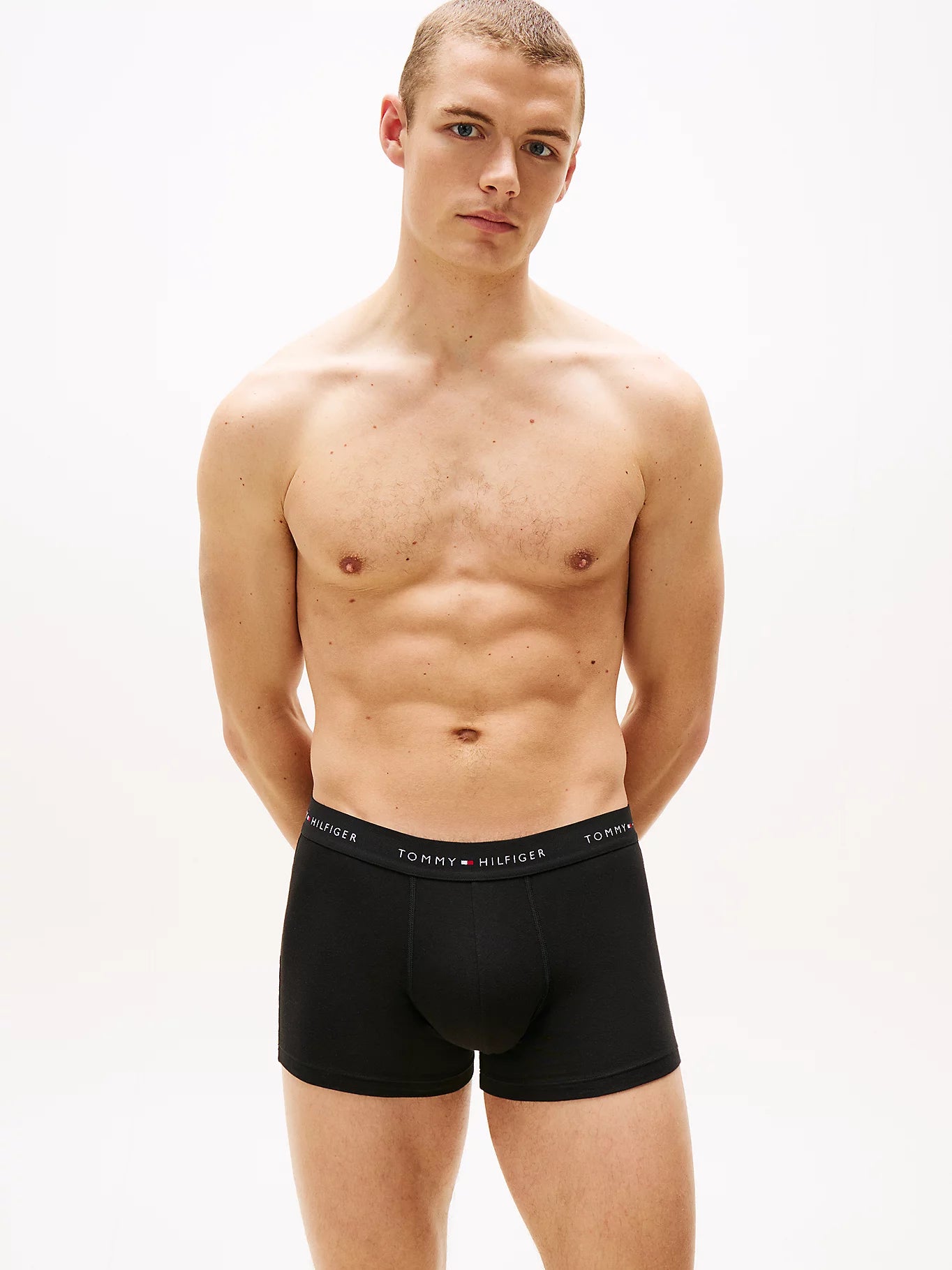 Tommy Hilfiger - Lot de 3 boxers – Ceinture emblématique à logo répété
