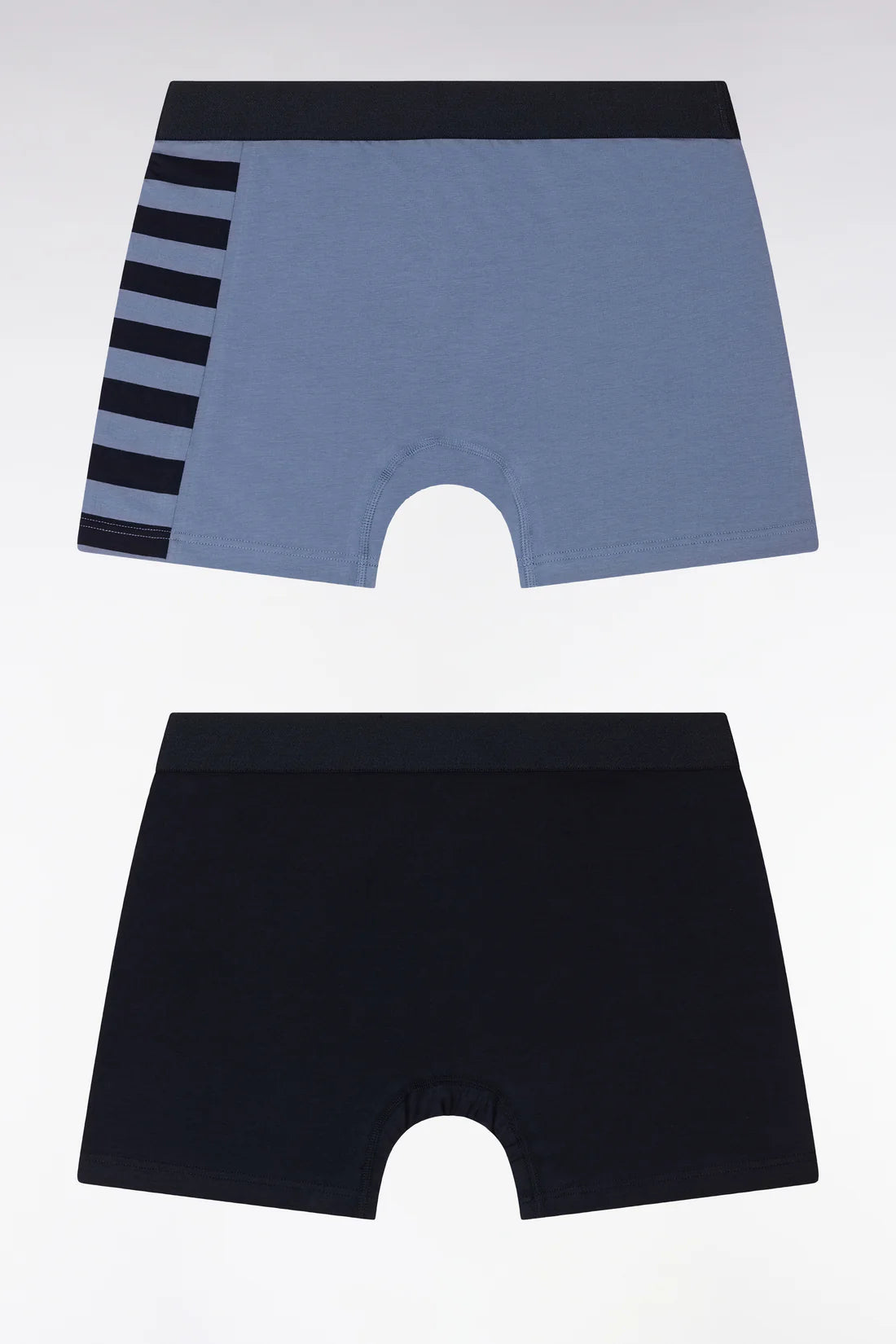 Eden Park - Lot de deux boxers marine et gris détails cerclés