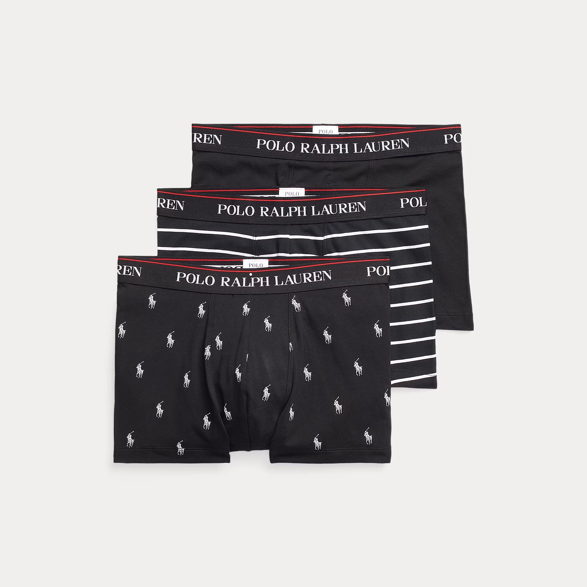 Ralph Lauren - 3 slips-boxers classiques coton stretch