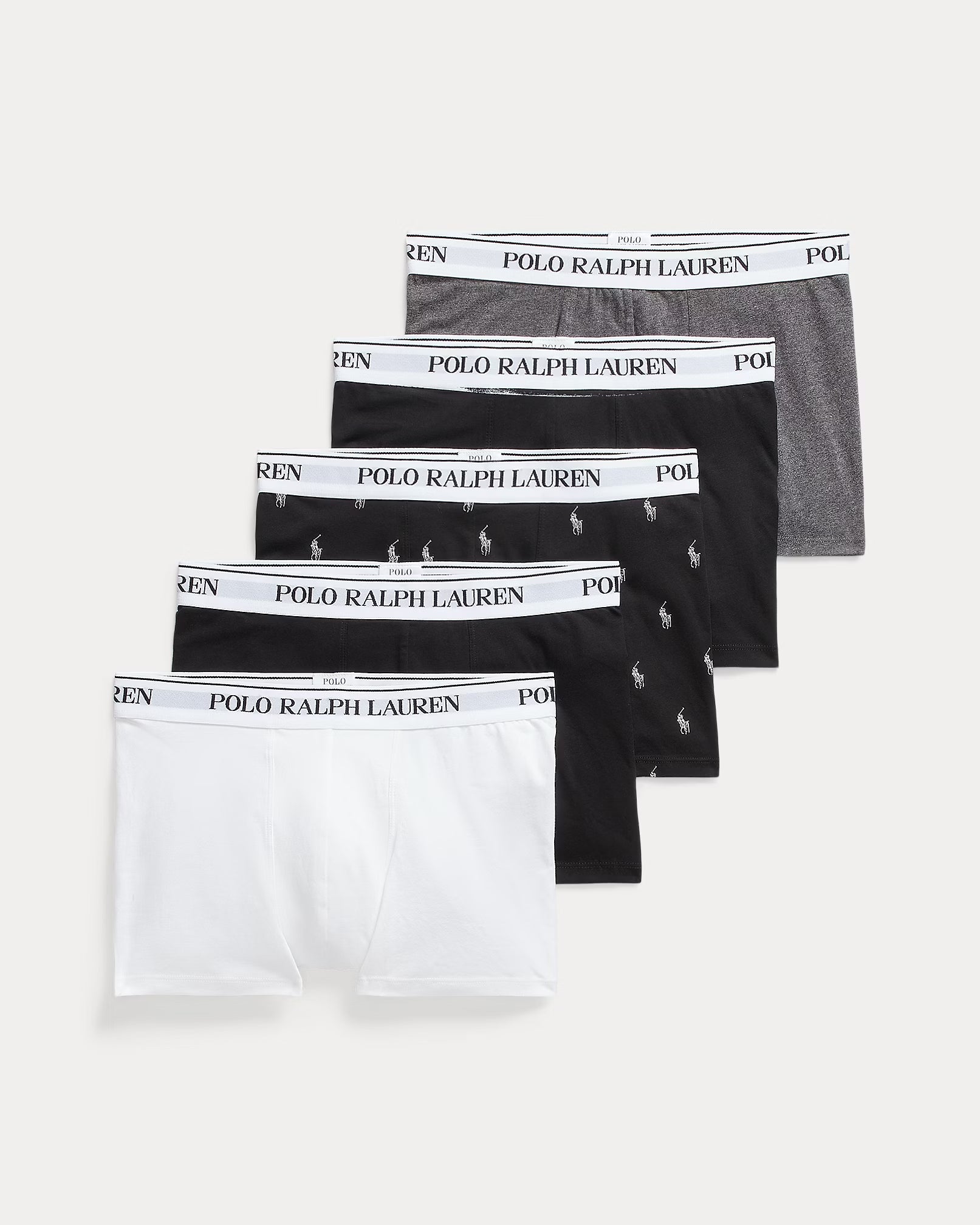 Ralph Lauren - 5 slips-boxers classiques coton stretch